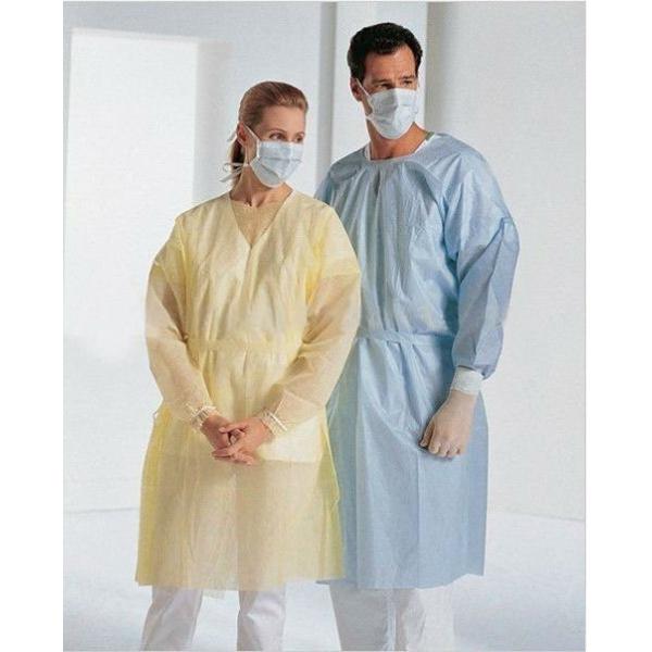 Quality Medical 40 G/M2 120*140cm Disposable Isolation Gowns for sale
