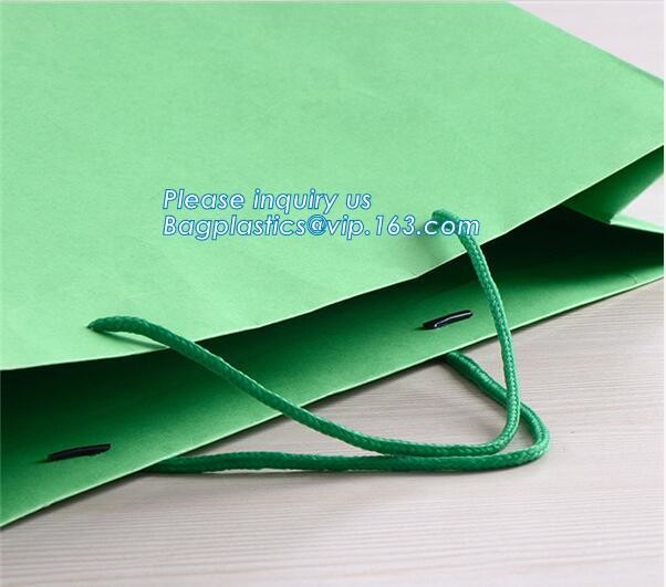 Luxury paper bags with handles Different Sizes,250gsm art paper shopping carrier bag custom printing with handle rope