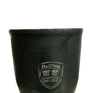 Cylindrical Graphite Carbon Crucible Corrosion Resistant Smooth Surface Finish