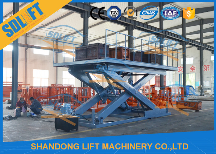 Durable Hydraulic Scissor Car Parking Lift , Vehicle Scissor Lift With CE