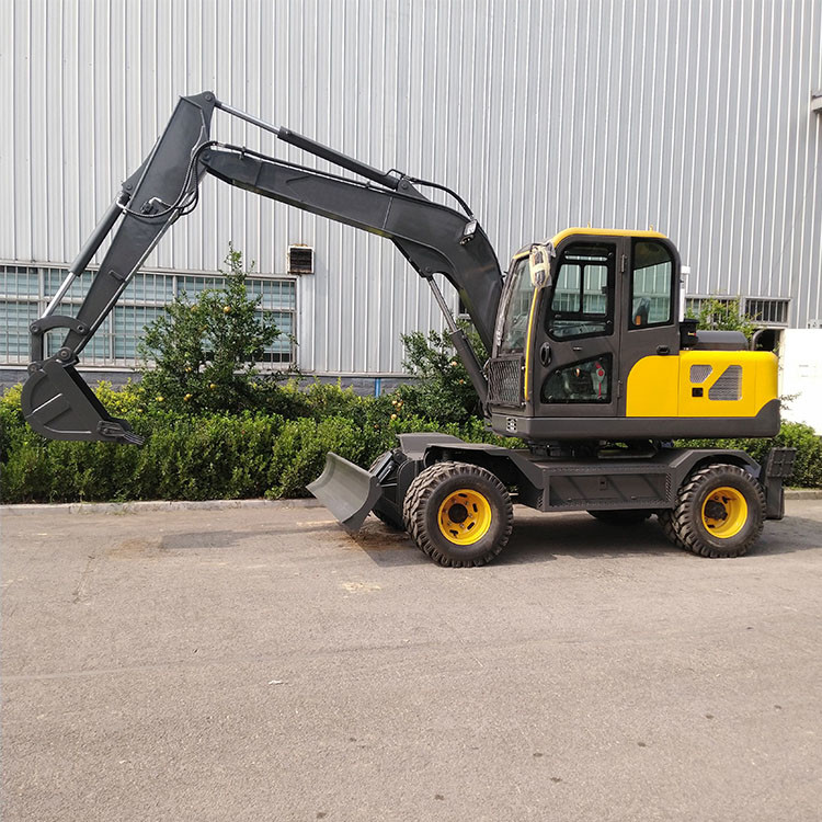 ZHONGMEI Excavation Machinery Boom Length 3560mm Engineering Wheel Excavator
