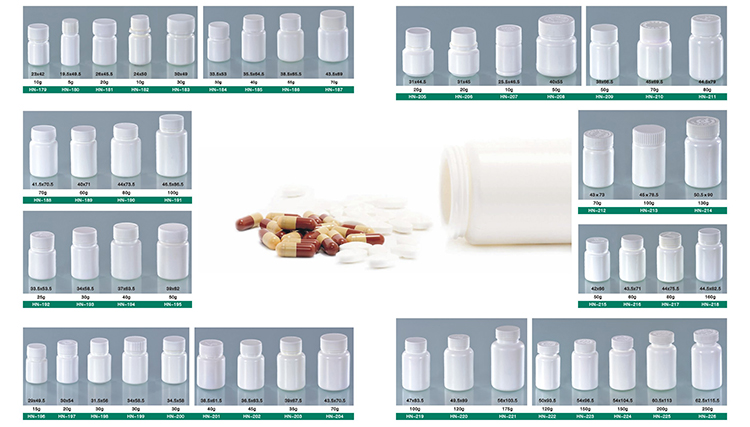 Small Capacity 50cc HDPE Sterile Square Plastic Bottle with Screw Cap Customized