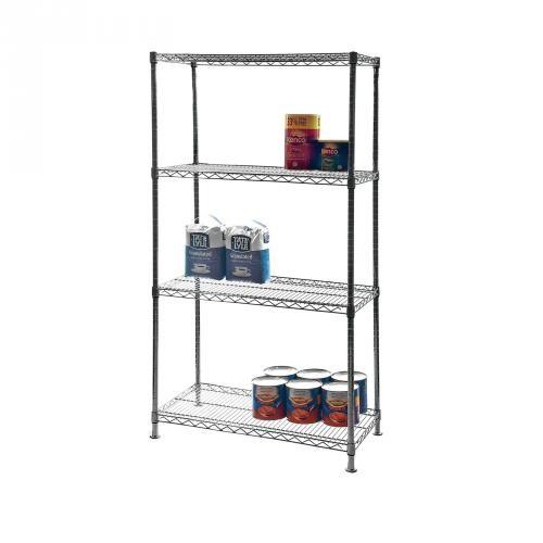 Standard Size Commercial Wire Shelving , Chrome - Plated Hygienic Wire Kitchen