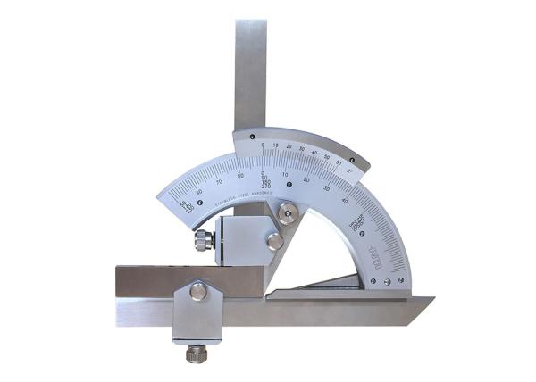2′ Precision Stainless Steel Universal Angle Bevel Protractor for 0-320° Degree