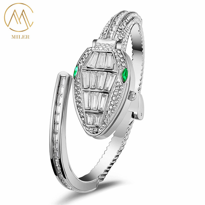 Modern Quartz Wristwatch Women′s Watch with Diamond Clamshell