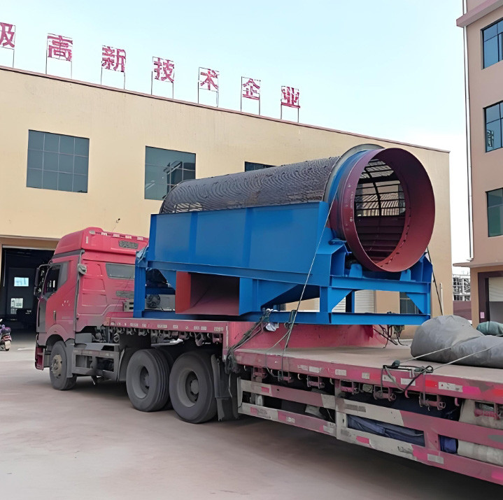 Continuous Operation Rotary Screening Machine Large Capacity Stable Performance