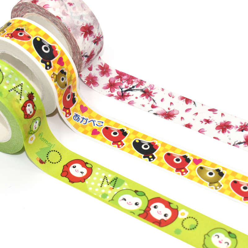 Colorful Writable China Custom Design Waterproof Washi Paper Tape Box Set In Bulk
