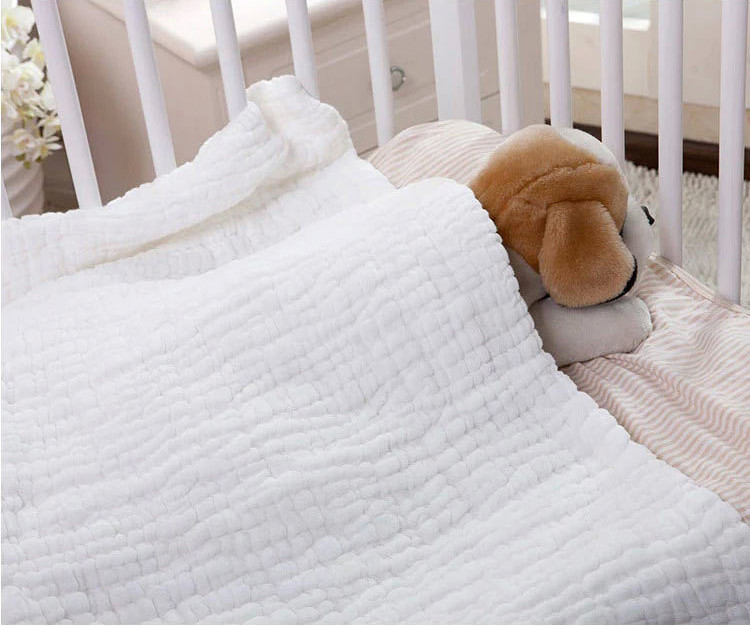Soft Fibre 100% Cotton Swaddle Gauze Fabric Two Layer Baby Grade