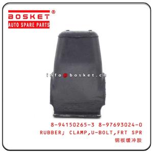China ISUZU NKR55 4JB1 Rubber Front Spring U Bolt Clamp 8941502653 8976930240 on sale