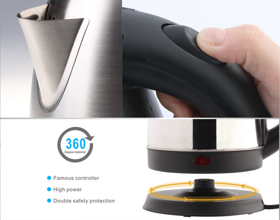 Hotel Use Smart Electric Tea Kettle High Thermal Efficiency Dry Boil Protecting