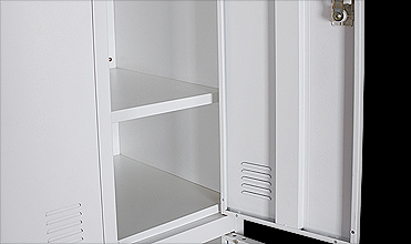 Flat Packing 0.157 CBM W900mm Metal Staff Lockers