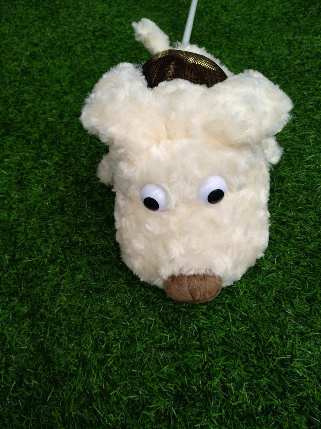 golf head cover , dog head cover , animal head cover , plush head cover , driver head cover