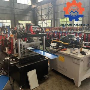 PLC Control Rack Shelf Back Panel Roll Forming Machine 70mm With 0.5 - 1.0mm