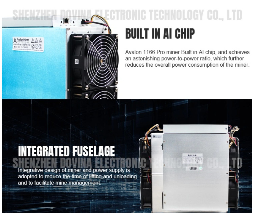 3400W Most Profitable Asics Avalon 1166PRO 78thS Meta Miner Tech