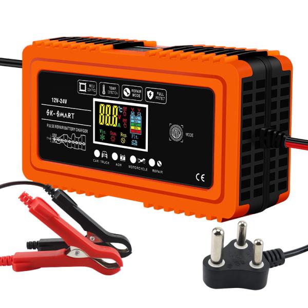 SCP 12V 24V 20A 24V 10A Automatic Lead Acid Battery Charger Auto Motorcycle