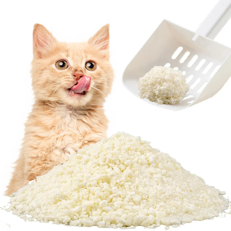 Flushable ODM Cassava Litter Natural Cat Litter Without Dust
