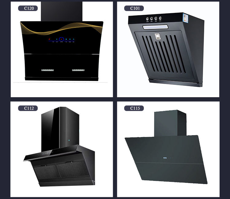 1200 Cfm Recirculating Side Suction Cooker Hood For Kitchen