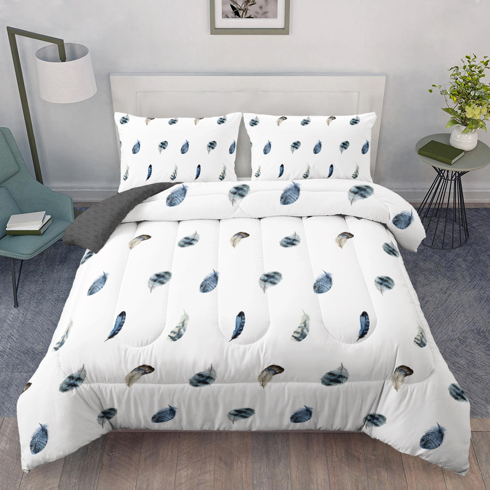 Add a Touch of Sophistication to Your Bed with Geometric Pattern Flannel Bedding Set