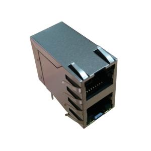  DA1T001A3 / DA1T002I3 Stacked Rj45 2x1 Integrated Gigabit Ethernet Modular Jack Manufactures