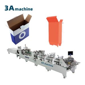 Dual- Lock Bottom Corrugated Shipping Box Folder Gluing Machine with 105cm Max