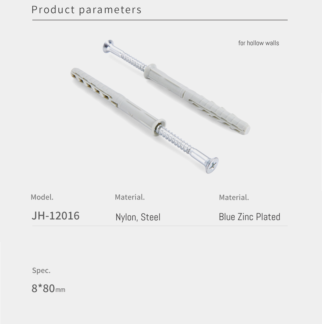 Plastic Expansion Screw