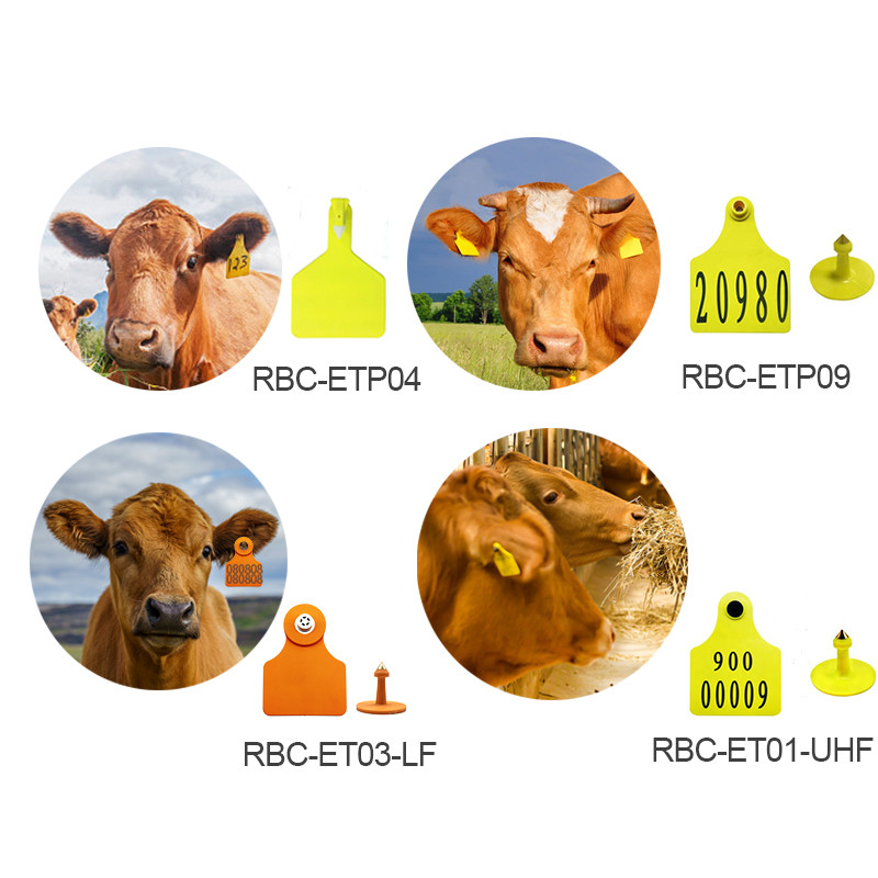 ISO Logo Printing 860MHZ 350N Electronic Sheep Tags