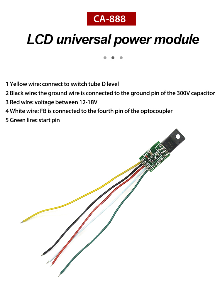 CA-888 15-21inch Super LCD Power Module with Universal Display and Standard Mounting