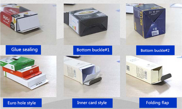 Full Automatic Corrugated Box Making Machine Food Wafer Flap Insert Carton