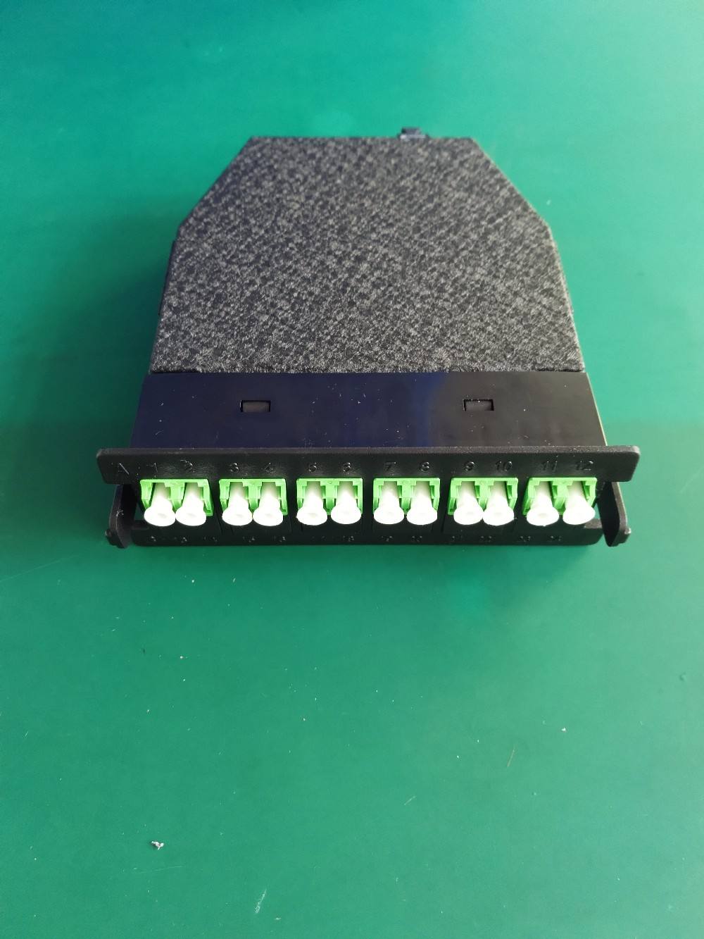MTP Module Cassette FTTH Fiber Optic Patch Panel APC UPC 12 / 24 Core