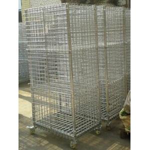 China Mobility Chrome Wire Security Carts, Tools Storage Logistics Trolley on sale
