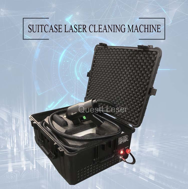 100W 200W Motor Oil Rust Removal Laser Machine For Cleaning Car