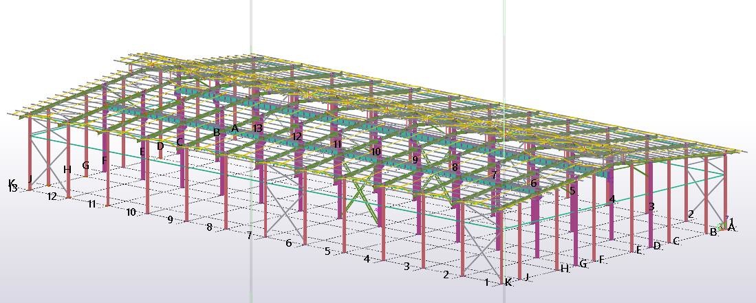 Industrial Usage Portal Frame Prefabricated Steel Structure Factory Construction