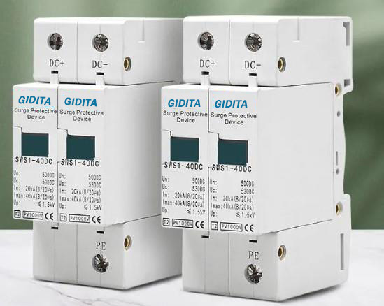 IP20 DC 1000V 5-10KA SPD 2P Surge Protector