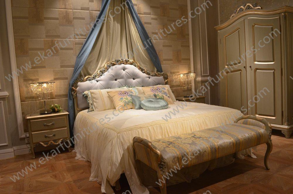 New Arrival Hand Carved French Style Master Room King Bed FB-133