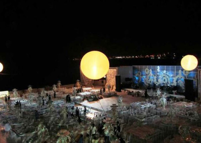 4.2m 2000W Inflatable Led Light With Halogen Decoration Balloon Lamp
