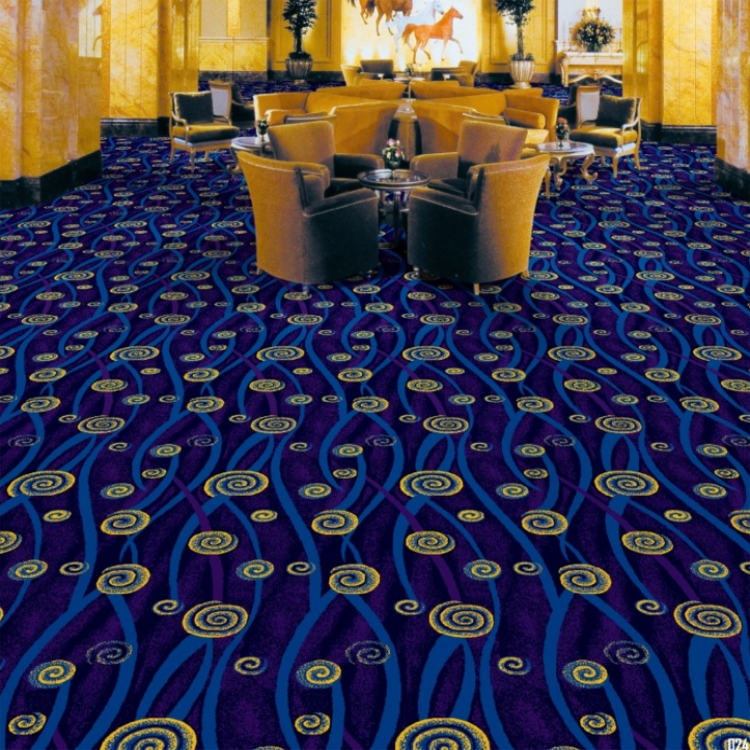 3d starry sky pattern wilton PP carpet with cheap price