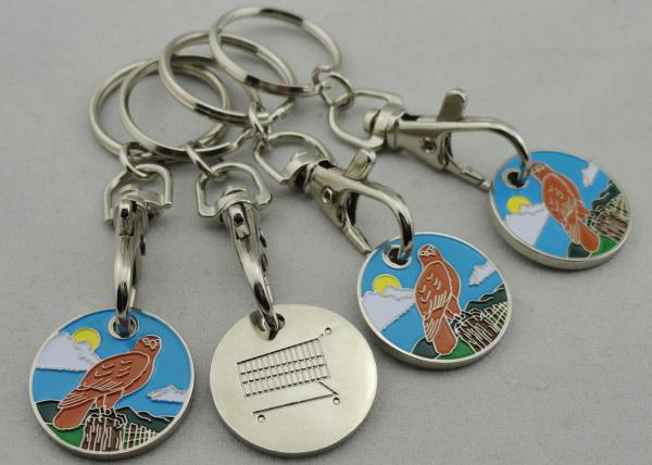 Iron, Brass, Copper, Zinc Alloy Animal Iron Shopping Trolley Coin Lock with Soft