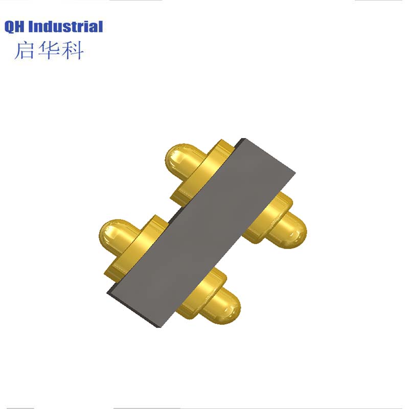 2Pin 4.0mm Pitch 1.5mm height Smart Device Magnetic spring loaded pin Usb Connector Magnetic spring loaded pin To Usb