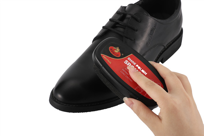 Extra Brown Shoe Shine Sponge Shine Clean For Leather Shoes Boot Shining Shoe Polish