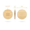 Buy cheap Wooden Bamboo PCB Desktop Wireless Charger 10W Pad Customized Logo from wholesalers