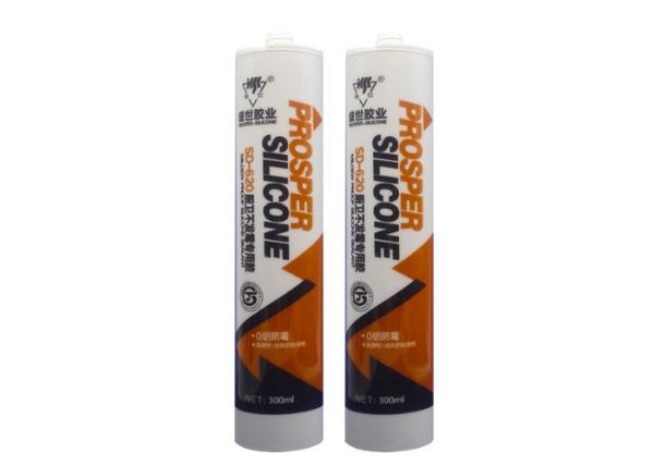 300ml 100% RTV Transparent Silicone Sealant , Kitchen Silicone Sealant Non