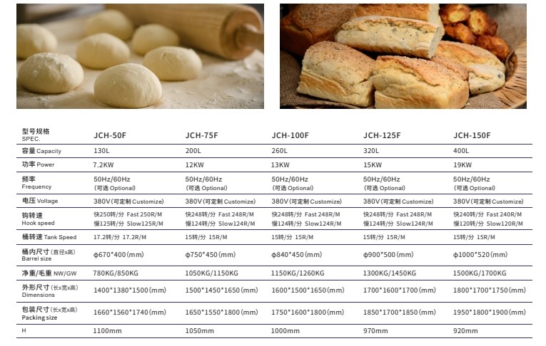 Multi-functional High-power Commercial Baking And Dough Mixer