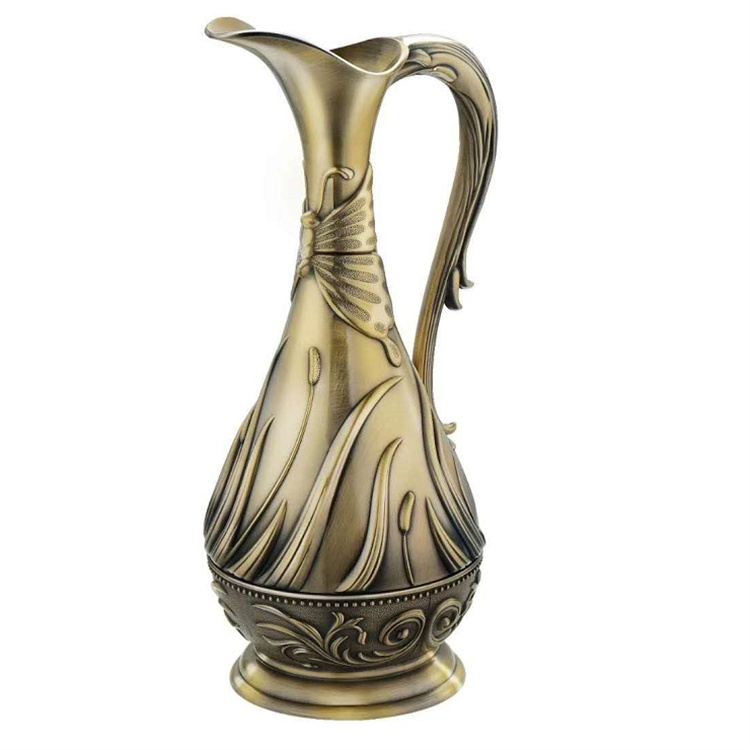 Metal retro custom vintage flower pot for home decoration
