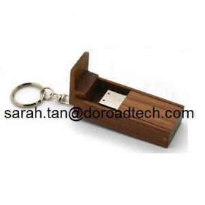 Wooden Foldable USB Flash Drives, 100% Real Capacity USB Memory Sticks