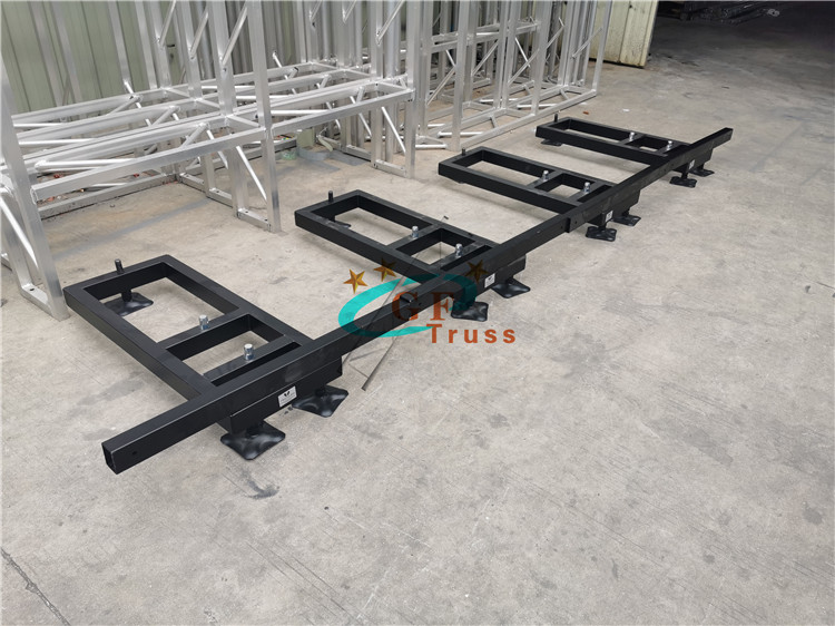 Truss LED video wall ground support system aluminum truss stand for led screen hanging