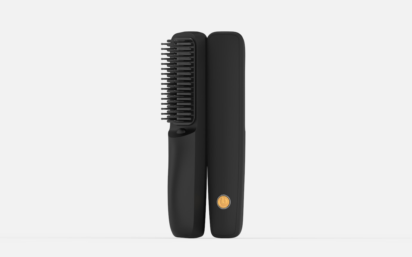 Rechargeable Batteries 25W Ionic Hair Straightener Brush