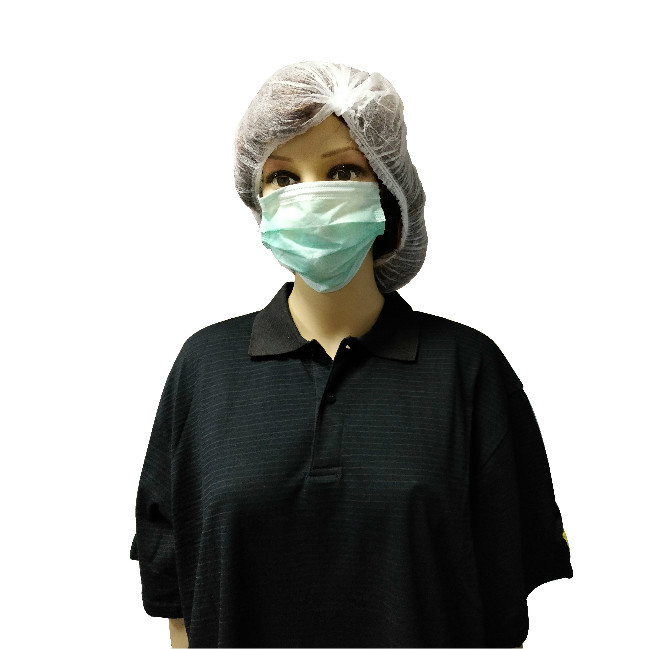 Unisex Anti Static ESD Polo Shirts For Cleanroom