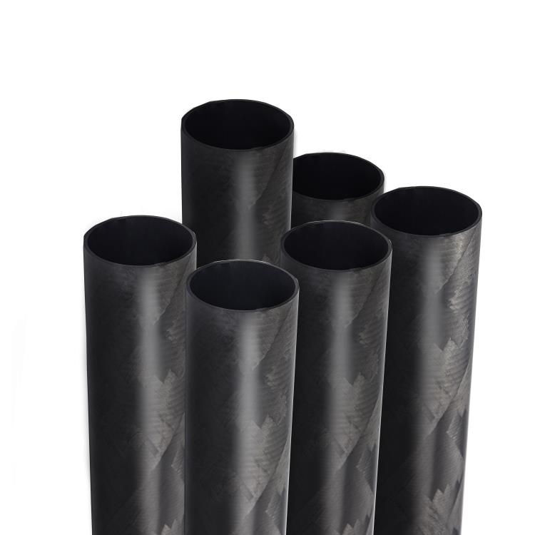 Customer's Requirement Carbon Fiber Tube Filament Winding with Customized Thickness