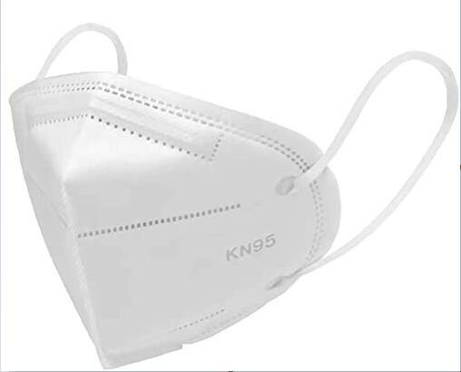 White KN95 Disposable Masks 15.3*21CM For Adults Antibacterial Chemical