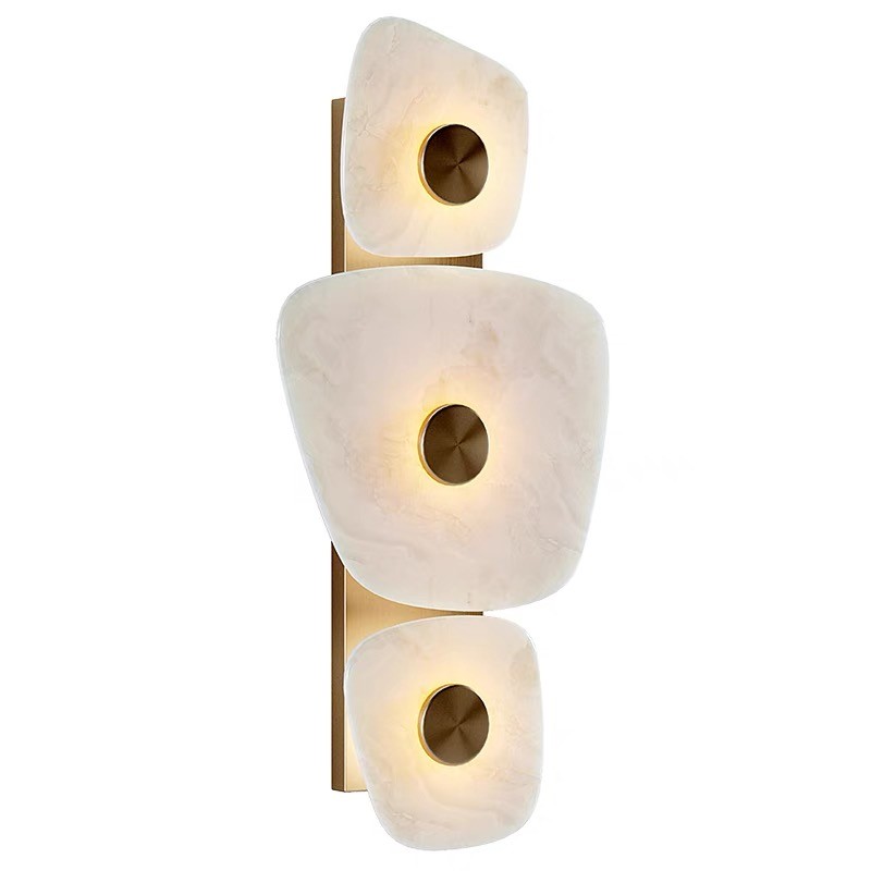 Marble led round and long and DIY wall lamp for project